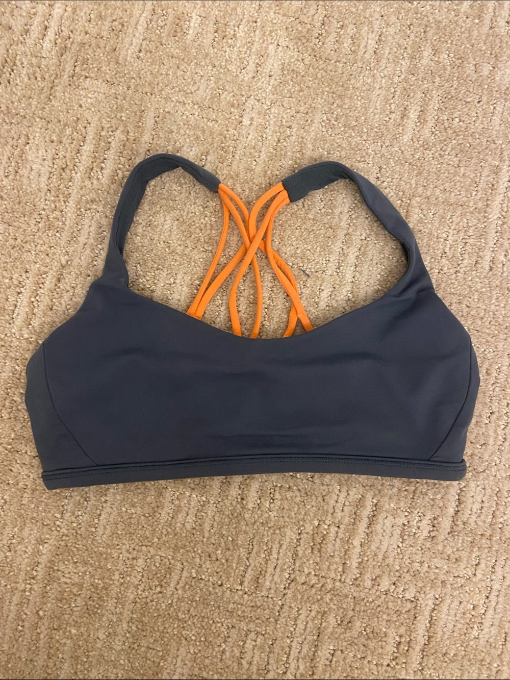 Lululemon Grey Blue Sports Bra